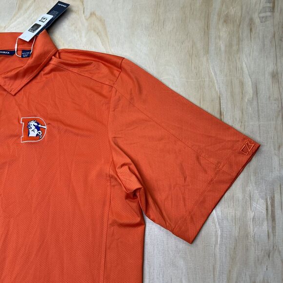 NEW XL Tall Denver Broncos Cutter Buck Throwback Forge Eco Stretch Polo Shirt - Picture 5 of 10